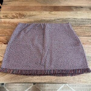 Zara Pink Twill Mini Skirt